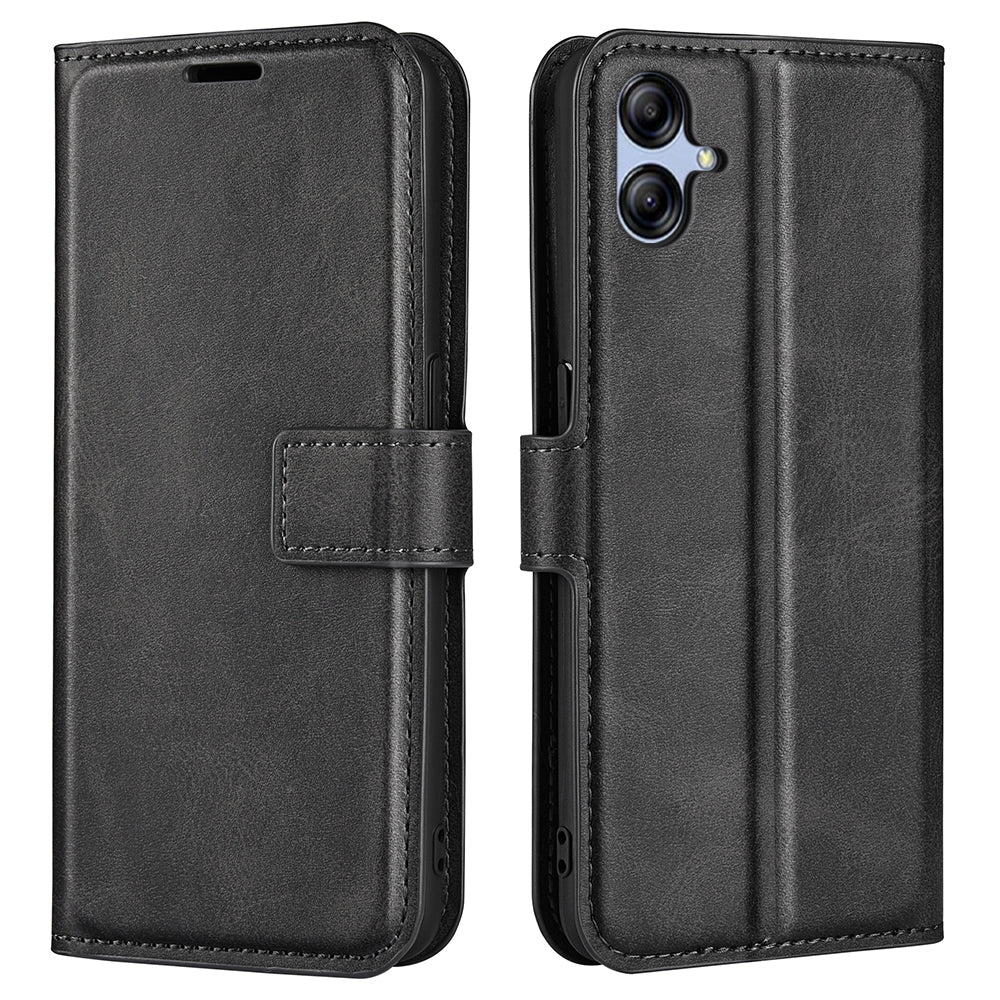 For Samsung Galaxy A04e 4G F04 4G M04 4G PU Leather Wallet Flip Protective Phone Case Calf Texture Square Magnetic Clasp Stand Cover For Samsung Galaxy A04e 4G F04 4G M04 4G PU Leather Wallet Flip Protective Phone Case Calf Texture Square Magnetic Clasp Stand Cover